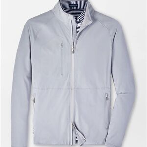 LIKE NEW Peter Millar Flex Adapt Wind Cheater Shell in British Grey (Size S)